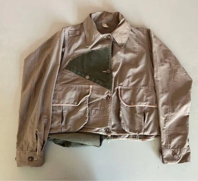Vintage 1940's-50's Masland Fishing Jacket Size S Mocha Brown Length 50cm - Image 1 of 4
