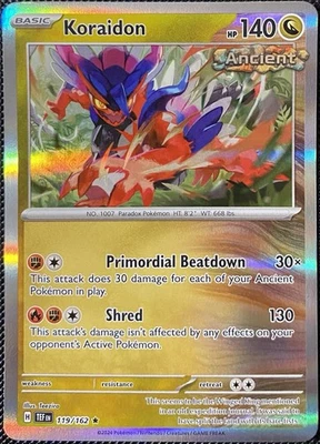Koraidon 119/162 SV05: Temporal Forces Holo - Pokémon Card - Image 1 of 2