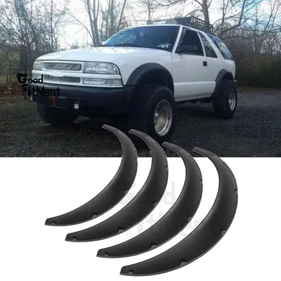 For Chevrolet Blazer 4.5" Car Fender Flares Extra Wide Body Kits Wheel Arches 4x Foto 1 de 4
