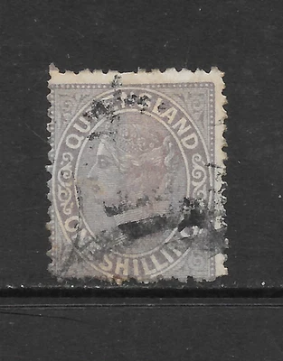 QUEENSLAND SCOTT 100 USED FINE - 1895 1/ PALE VIOLET QUEEN VICTORIA ISSUE - Image 1 of 2