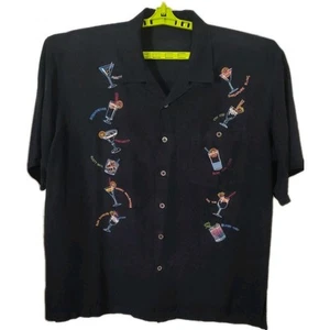 Tori Richard Men's Rare Vintage Silk Cocktail Vacation Lounge Shirt Size XL - Picture 1 of 5