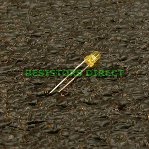 25pcs Round 3mm Yellow T1 LED 300 MCD Diffused Kit HAM Radio US Seller 25x V09 - Picture 1 of 1