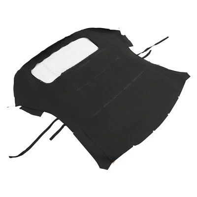 Convertible Soft Top Black Vinyl & Plastic Window Replace For Porsche 996 99-01 - Image 1 of 4