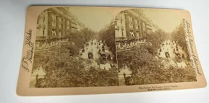 Antike Underwood Stereoview Fotokarte Paris Frankreich Grand Boulevard - Bild 1 von 7