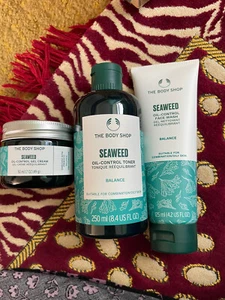 The Body shop Seaweed Oil-Control Gel Cream 50ml, Toner & Face Wash - Picture 1 of 2