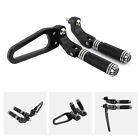 2X Rear Foot Rests Black Pegs Pedal Passenger Footpegs Mounting Kit Fit Bmw R18