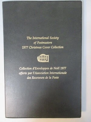 The International Society of Postmasters 1977 Christmas Cover Stamp Collection - Image 1 of 4