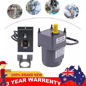 220V AC Gear Motor Electric Motor Variable Speed Controller Reduction Ratio 25W - Picture 1 of 11