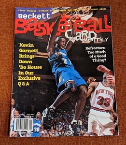 1998 Beckett Basketball Monthly: Kevin Garnett- Minnesota Timberwolves - Picture 1 of 2
