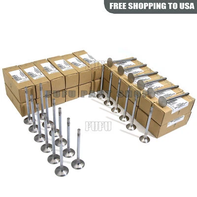 24X 3.0TDI Intake & Exhaust Valve Kit Fit For VW Touareg Audi Q7 A6 A7 Cayenne - Image 1 of 4