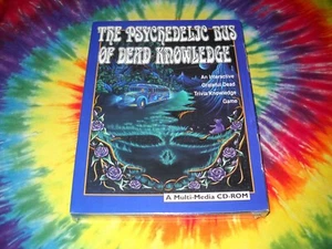 GRATEFUL DEAD THE PSYCHEDELIC BUS OF KNOWLEDGE TRIVIA GAME CD-ROM MACINTOSH-NEW - Picture 1 of 3