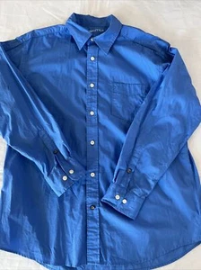 Nautica Button Down Dress Shirt Men’s NWT XL Blue Long Sleeve Casual New - Picture 1 of 11