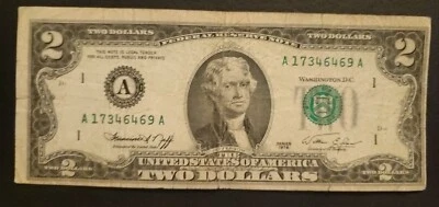 USA America 2 Dollars 1976 2 - Image 1 of 2