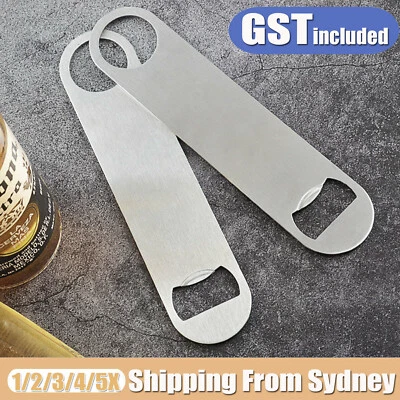 Stainless Steel Speed Bottle Opener Bartender Flat Bar Blade Cap Can Beer Drink - image 1 of 4
