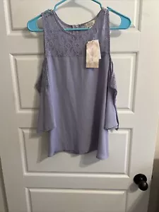Soulmates Women Purple Blouse Size L Very Cute Blouse - Picture 1 of 4