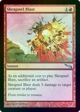 Shrapnel Blast - Foil New MTG Mirrodin Magic 2B3