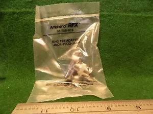 (1) Amphenol 31-208-RFX BNC TEE Adapter NOS NIB - Picture 1 of 1