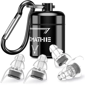 2 Pairs High Fidelity Concert Ear Plugs, Silicone Ear Plugs for Noise Reduction - Picture 1 of 7