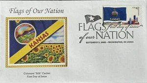 Colorano Seide 4292 Flaggen unserer Nation Kansas - Bild 1 von 1