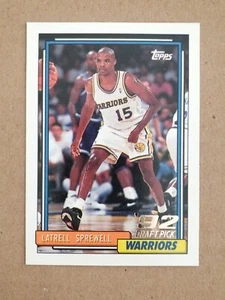 1992-93 Topps Latrell Sprewell #392 RC Golden State Warriors - Bild 1 von 2
