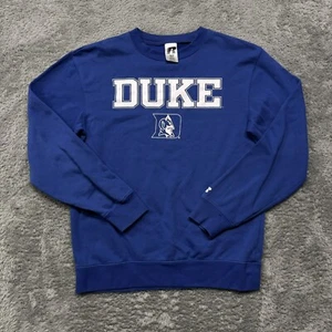Russell Athletic Herren Duke Blue Devils Sweatshirt mit Rundhalsausschnitt royalblau Gr. Medium - Bild 1 von 5