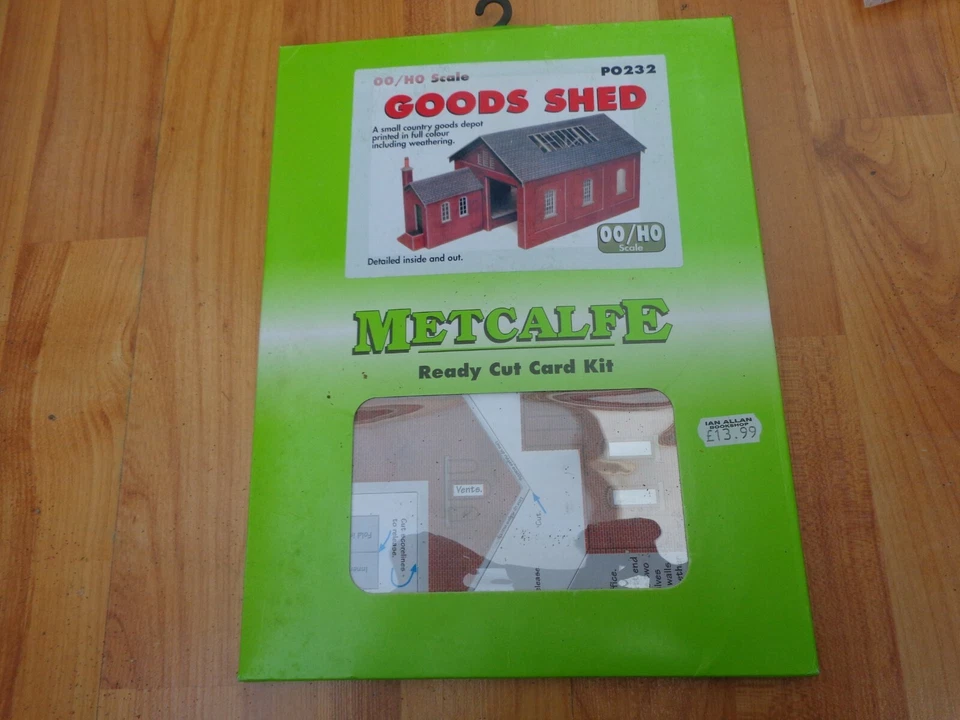 RARE METCALFE OO GAUGE SCALE PO232 GOODS SHED UNMADE MODEL KIT RAILWAY - Image 1 of 1
