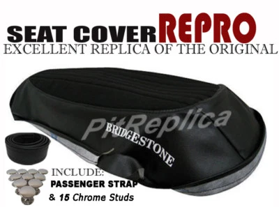 FUNDA DE ASIENTO BRIDGESTONE *GAMUZA PRENSADA TÉRMICAMENTE* 350 GTR GTO 1969 1970 1971 [EACLC]   Foto 1 de 4