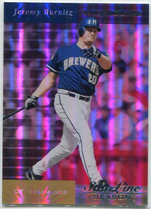 2001 Donruss 1999 Retro Stat Line Season #31 Jeromy Burnitz/125 