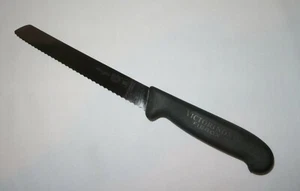 SWISS FORSCHNER VICTORINOX FIBROX NSF RATED 40549 Serrated Edge Knife 8" Blade - Picture 1 of 4