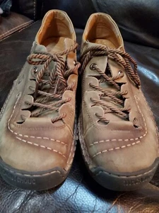 Alcubieree Mens 9929.49 Brown Leather Round Toe Ankle Chukka Boots Size US 11   - Picture 1 of 5
