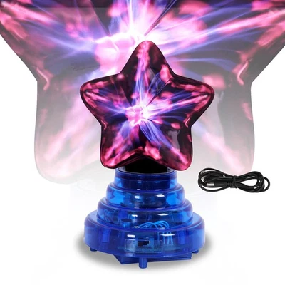 4" Plasma Ball Lampe Licht Globe Statische Touch Sensitive Magic Ball Nachtlicht - Bild 1 von 4
