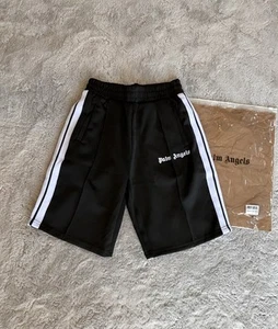 Palm Angels pantaloncino nero con logo - Foto 1 di 14