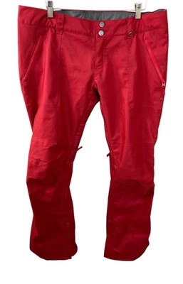 Burton Indulgence Snowboard Nieve Esquí Invierno Pantalones Mujer’s Talla XL Rojo Foto 1 de 3