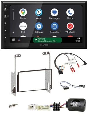 Kenwood DAB Bluetooth USB Lenkrad 2DIN Autoradio für Nissan X-Trail T31 2007-200 - Bild 1 von 4
