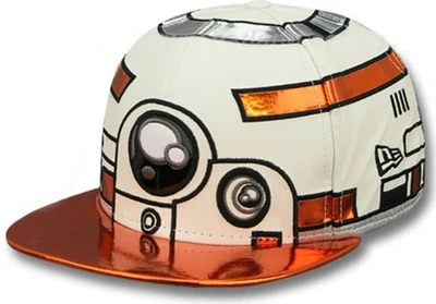 NUEVO CON ETIQUETAS Auténtico Coleccionable Star Wars Hero Droid Bb8 New Era 59Fifty Sombrero Ajustado Foto 1 de 4