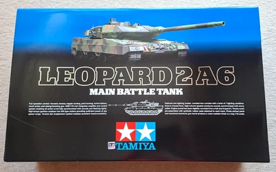 Leopard 2 A6 Tamiya PANZER Full Option Kit DMD 56020 OVP 1/16 1:16 - Bild 1 von 4