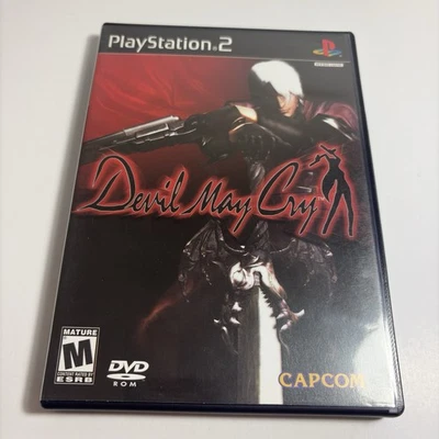 Devil May Cry (Playstation PS2) Complete CIB Black Label Tested Clean Fast Ship! - Image 1 of 4