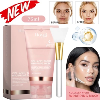 5X Collagen Night Wrapping Mask Overnight Peel-Off Mask Facial Moisturizing Mask - Image 1 of 4