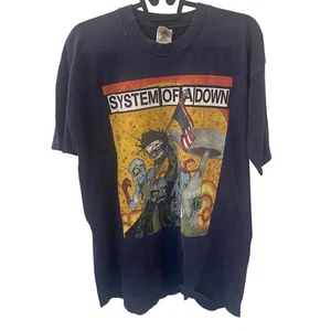 Vintage 90’s System of a Down Mushroom Cloud Shirt *Rare Back Print* Size XL - Picture 1 of 7