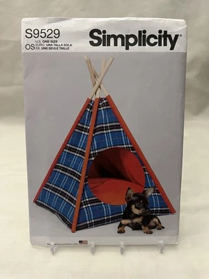 Tienda de campaña Simplicity S9529 para mascotas para gatos perros y otras mascotas patrón de costura talla única Foto 1 de 3