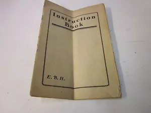 E.B.H. Folleto de instrucciones para máquina de coser eléctrica ~ 3M-12-27-IRWIN - Imagen 1 de 9