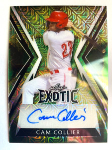 2023 Leaf Exotic Chameleon Mojo #CC2 Cam Collier Autograph #2/5