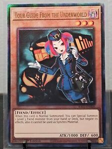 YuGiOh Tour Guide from the Underworld Prismatic Ultimate Rare (PCR) RA01-005 NM