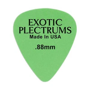 Exotic Plectrums Delrin Green Guitar Pick - 0.88mm Medium Heavy Made In USA 351 - Picture 1 of 1
