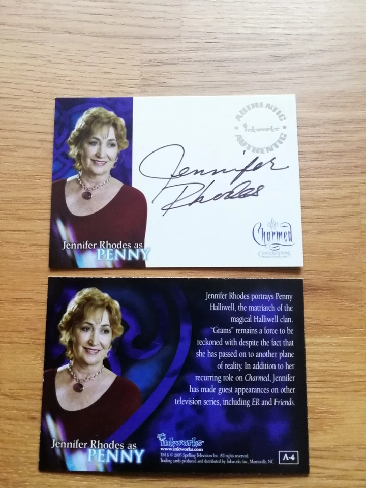 Charmed Conversations Autograph Trading Card A-4 Jennifer Rhodes  As PENNY - Bild 1 von 1