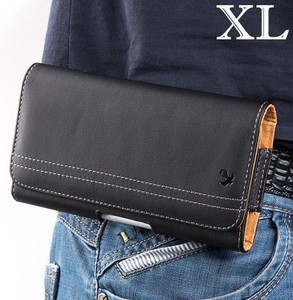 for Motorola Moto G Power (2021) - Black Horizontal Leather Belt Clip Pouch Case