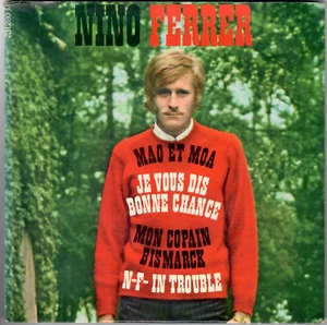 NINO FERRER Mao Et Moa 1967 French 60s Mod Jerk EP Riviera Languette 45T - Bild 1 von 4