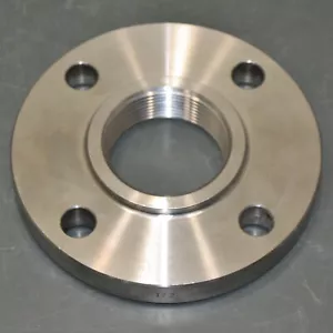 Smith Cooper Threaded Floor Flange 4381001060, 2-1/2" NPT, 304 SS, Class 150 - Picture 1 of 6