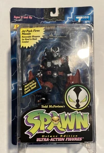 Spawn Series 1 Black Maroon Pilot Spawn Figure Todd 1995 NEW McFarlane - B6 - Picture 1 of 3