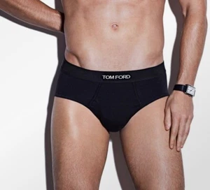Calzoncillo de algodón elástico TOM FORD para hombre XXL (Reino Unido 38"- 40") **NUEVO** negro - Imagen 1 de 7